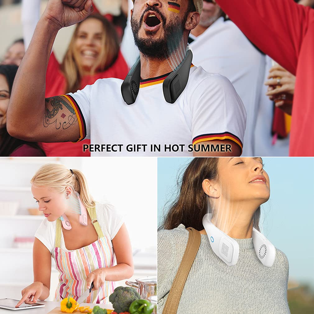 Amazon.co.jp : USBポータブルネックファン、ミニブレードレス冷却